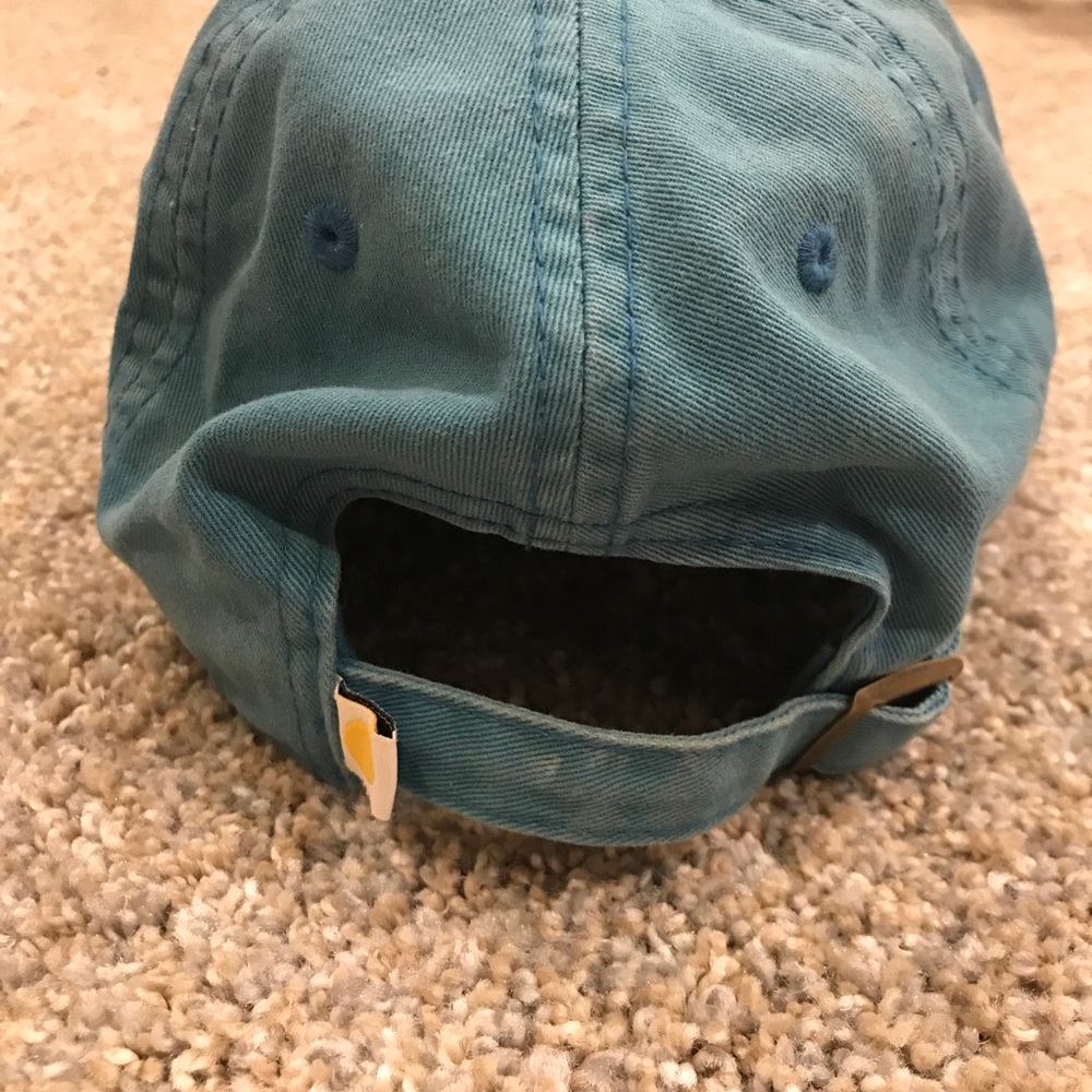 Teal Life is Good Cap Lobster Print Maine - Picture 3 of 4